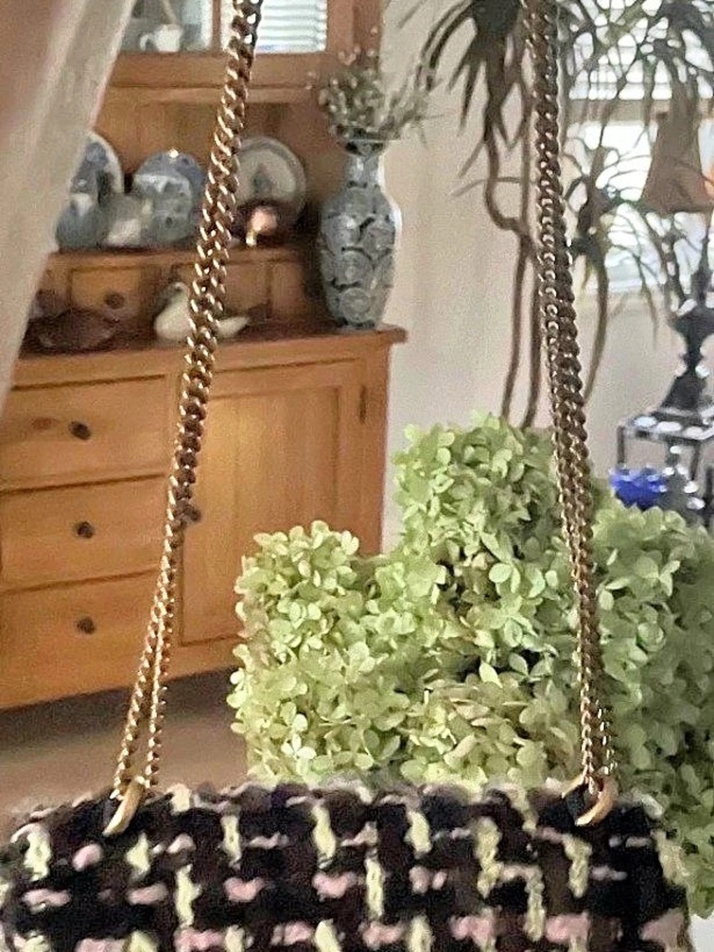 Tory Burch Small Fleming Emerson Soft Tweed Convertible Shoulder Crossbody Bag S
